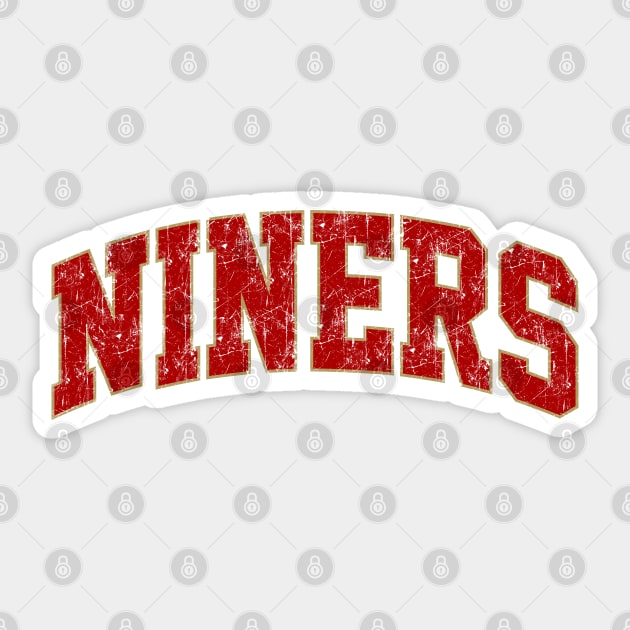 49ers Niners Vintage San Francisco Football Sticker by GraciafyShine